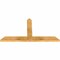 Ekena Millwork Portland Rough Sawn Timber Gable Bracket, Western Red Cedar, 48"W x 26"H x 2"D x 4"F, 13/12 Pitch GBW048X26X0204POR00RWR - alternate 2